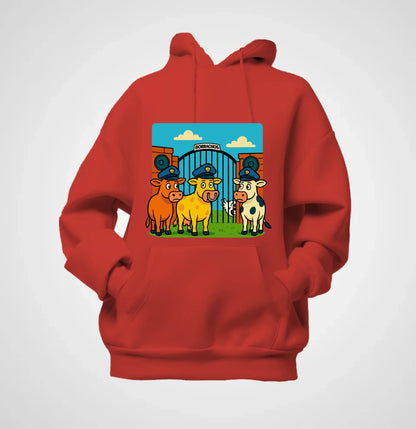 Borrachos_Hoodie_rot-vorne