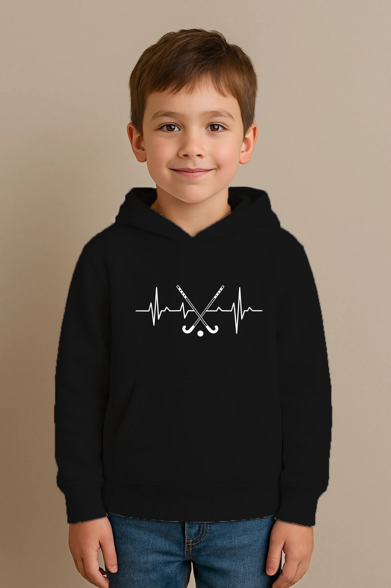 FamilySurprise-Kinderhoodie-schwarz