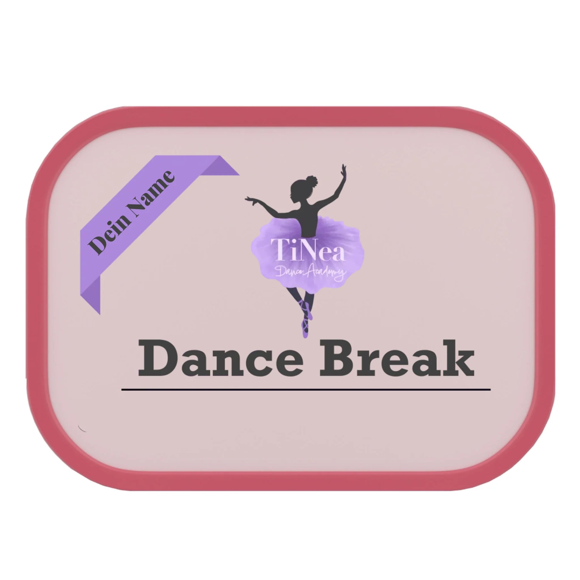 Brotdose personalisierbar - TiNea Dance Break, Ansicht des Produkts