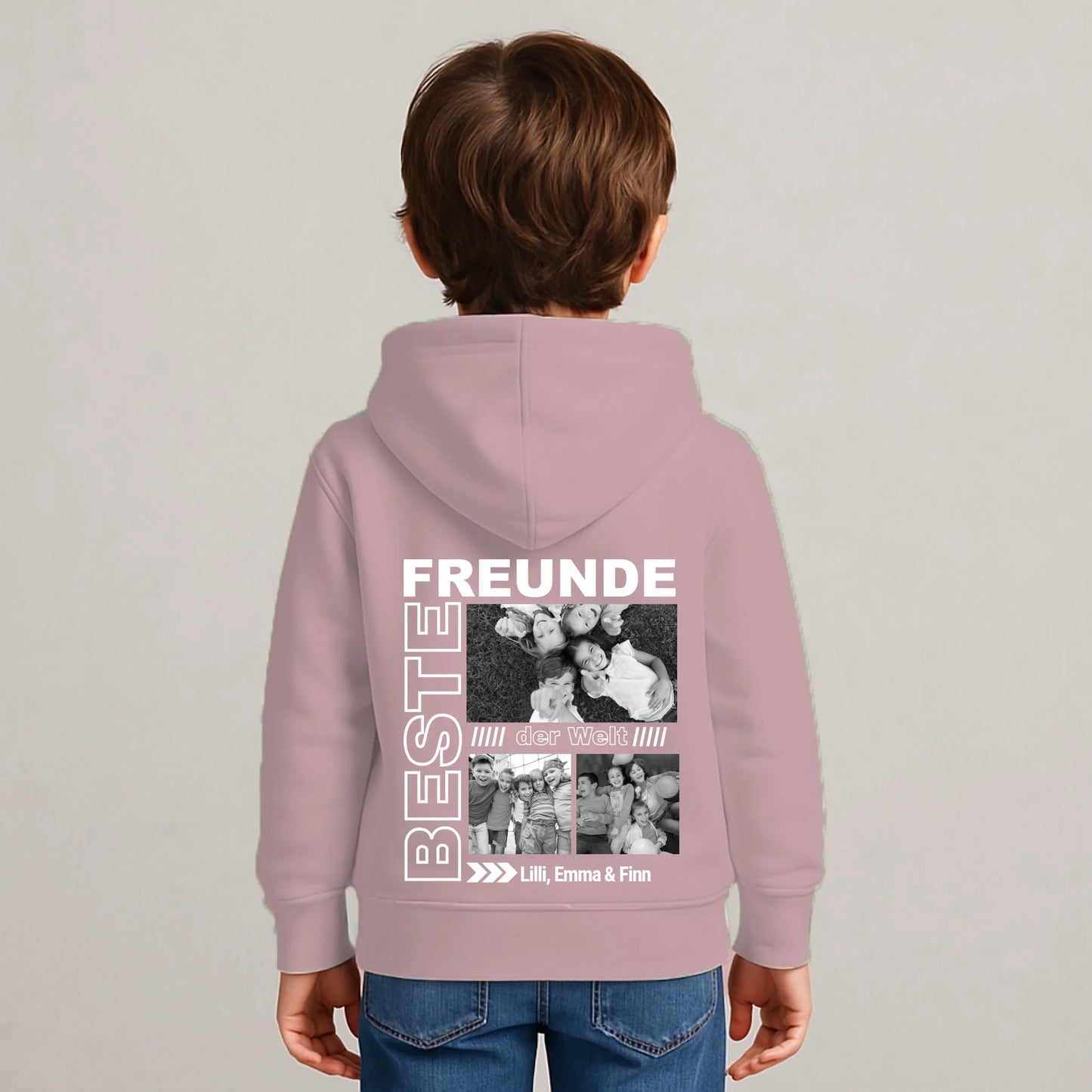 FamilySurprise_Hoodie-Kinder-hellrosa