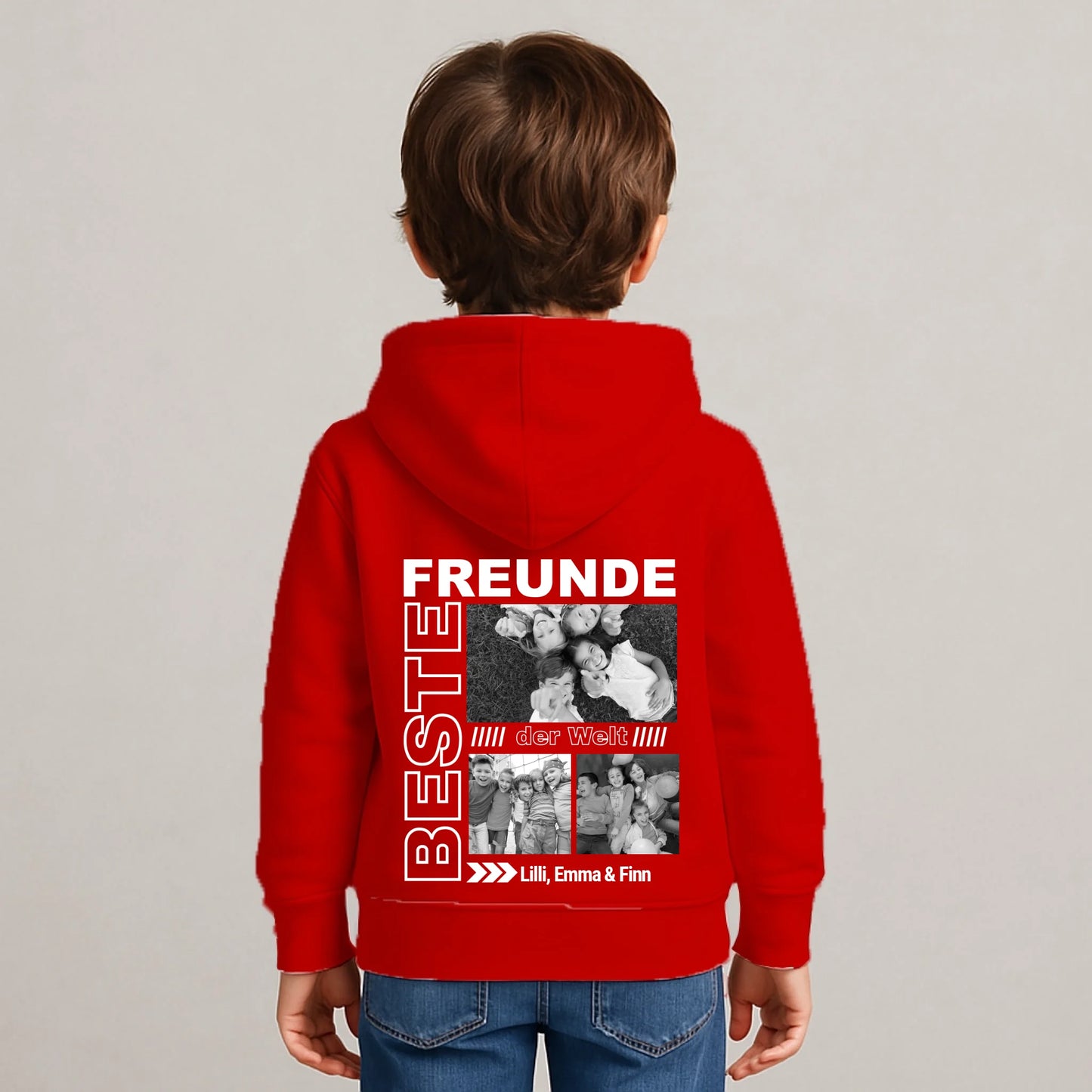 FamilySurprise_Hoodie-Kinder-rot