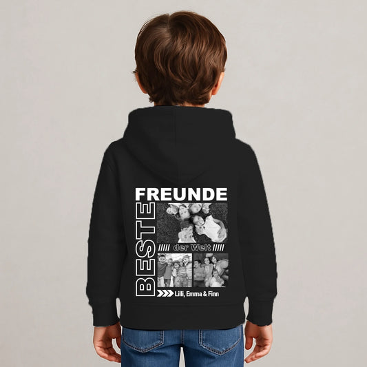 FamilySurprise_Hoodie-Kinder-schwarz