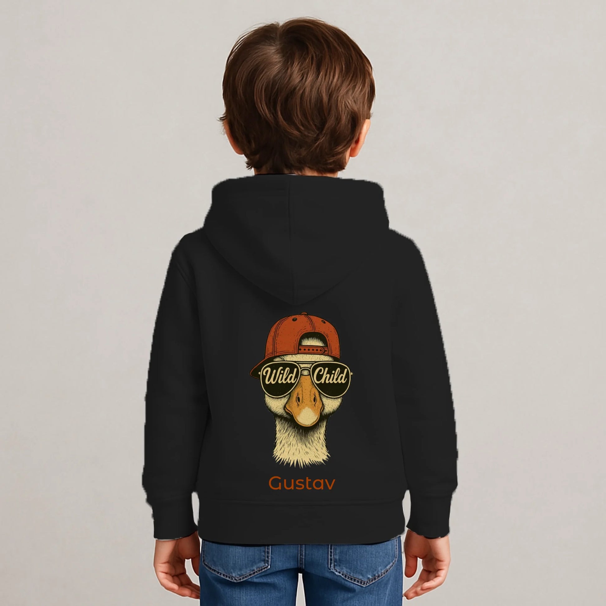 FamilySurprise_Hoodie-Kinder-schwarz