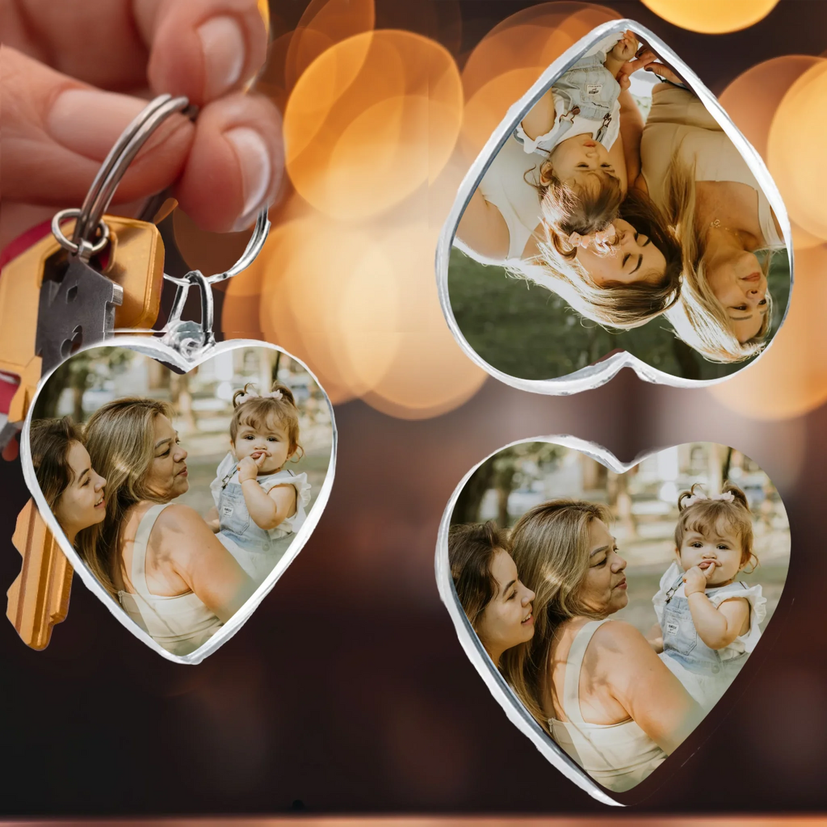 FamilySurprise-personalisierter-Schlüsselanhänger-herz