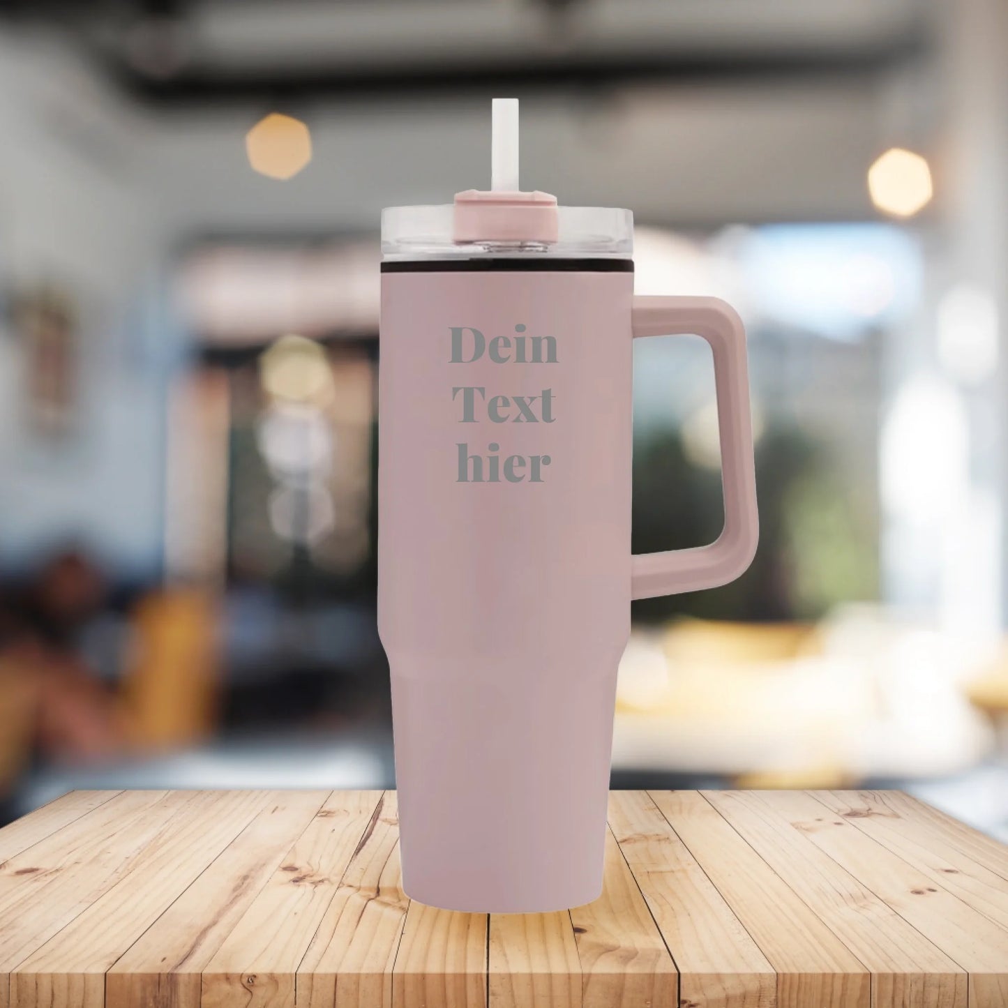 Personalisierbarer Thermobecher 900 ml mit Gravur - Dein Wunschtext, zusätzliche Produktansicht