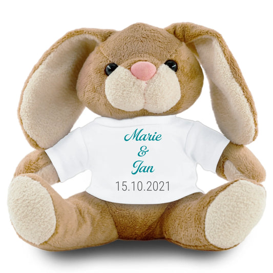 Kuschelhase personalisierbar - Eure Namen