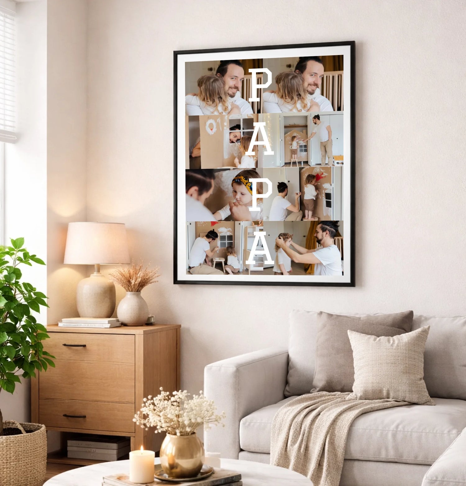 Poster mit Foto für Papa auf 230 g/m² Fotopapier