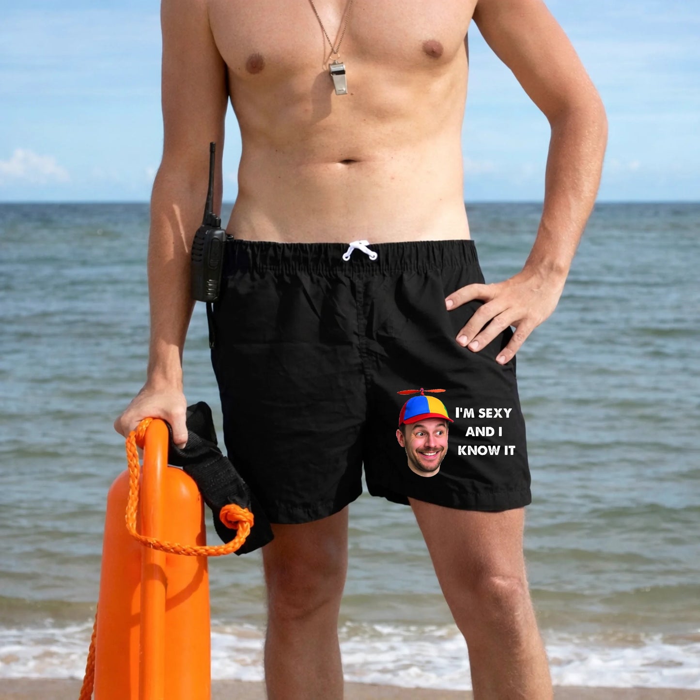 FamilySurprise-Badehose-schwarz