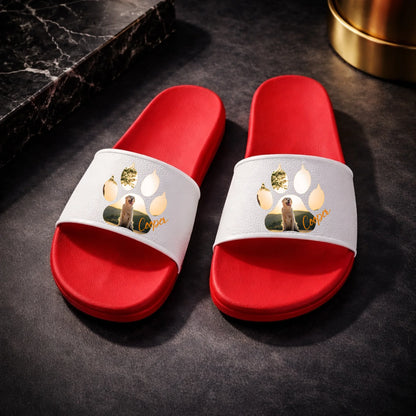 FamilySurprise-personalisiert-Badelatschen-rot