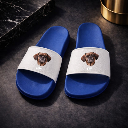 FamilySurprise-personalisiert-Badelatschen-blau