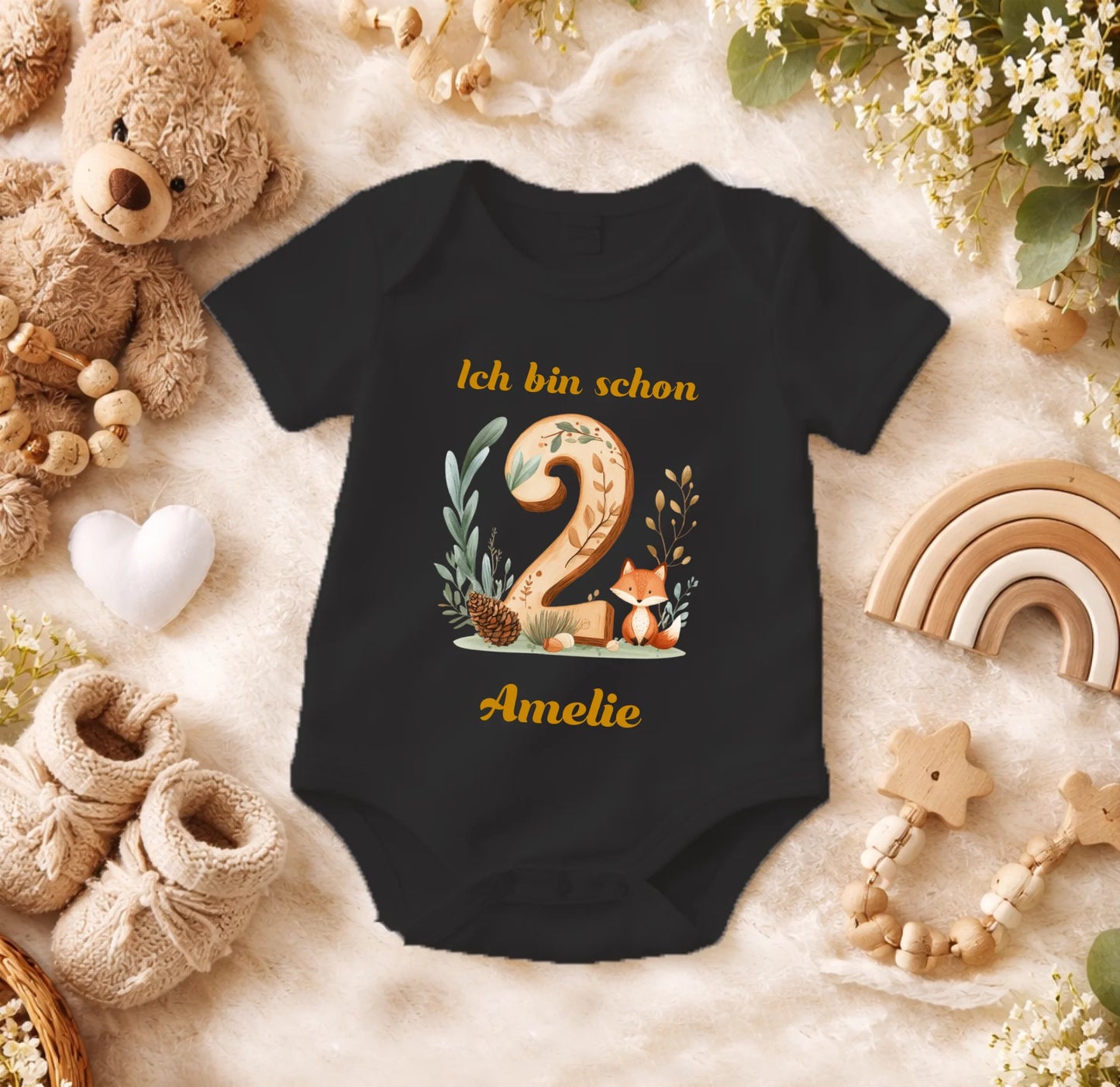 FamilySurprise-Babybody-personalisierbar-schwarz