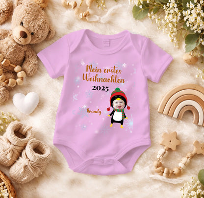 FamilySurprise-Babybody-personalisierbar-rosa