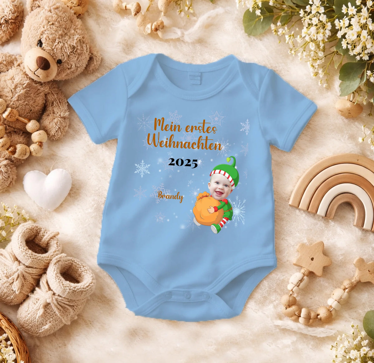 FamilySurprise-Babybody-personalisierbar-hellblau