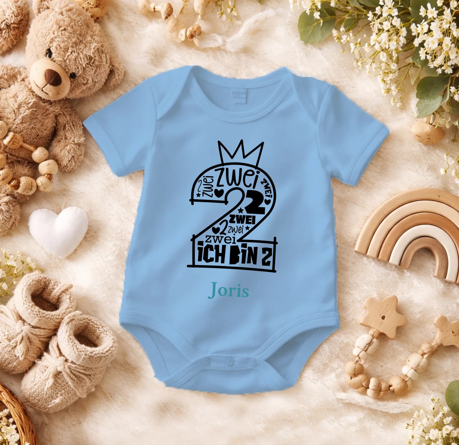 FamilySurprise-Babybody-personalisierbar-hellblau
