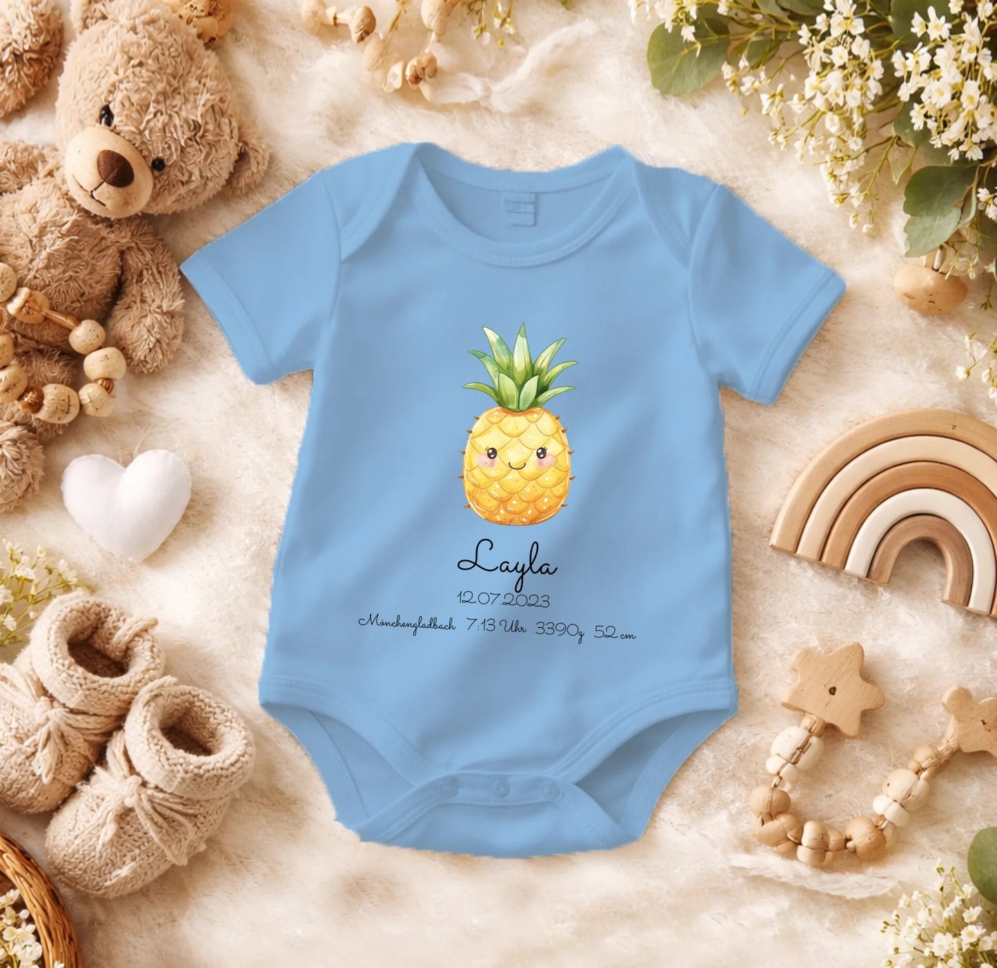 FamilySurprise-Babybody-personalisierbar-hellblau