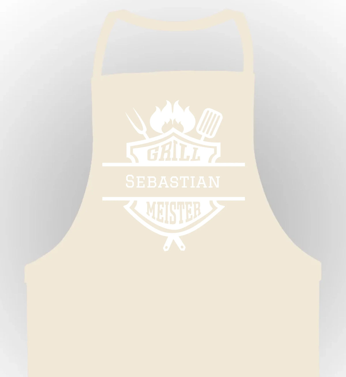 schürze beige