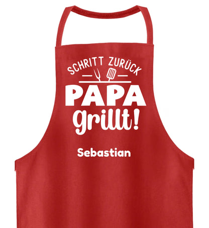 Grillschürze personalisierbar  - Papa grillt