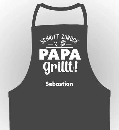 schürze grau