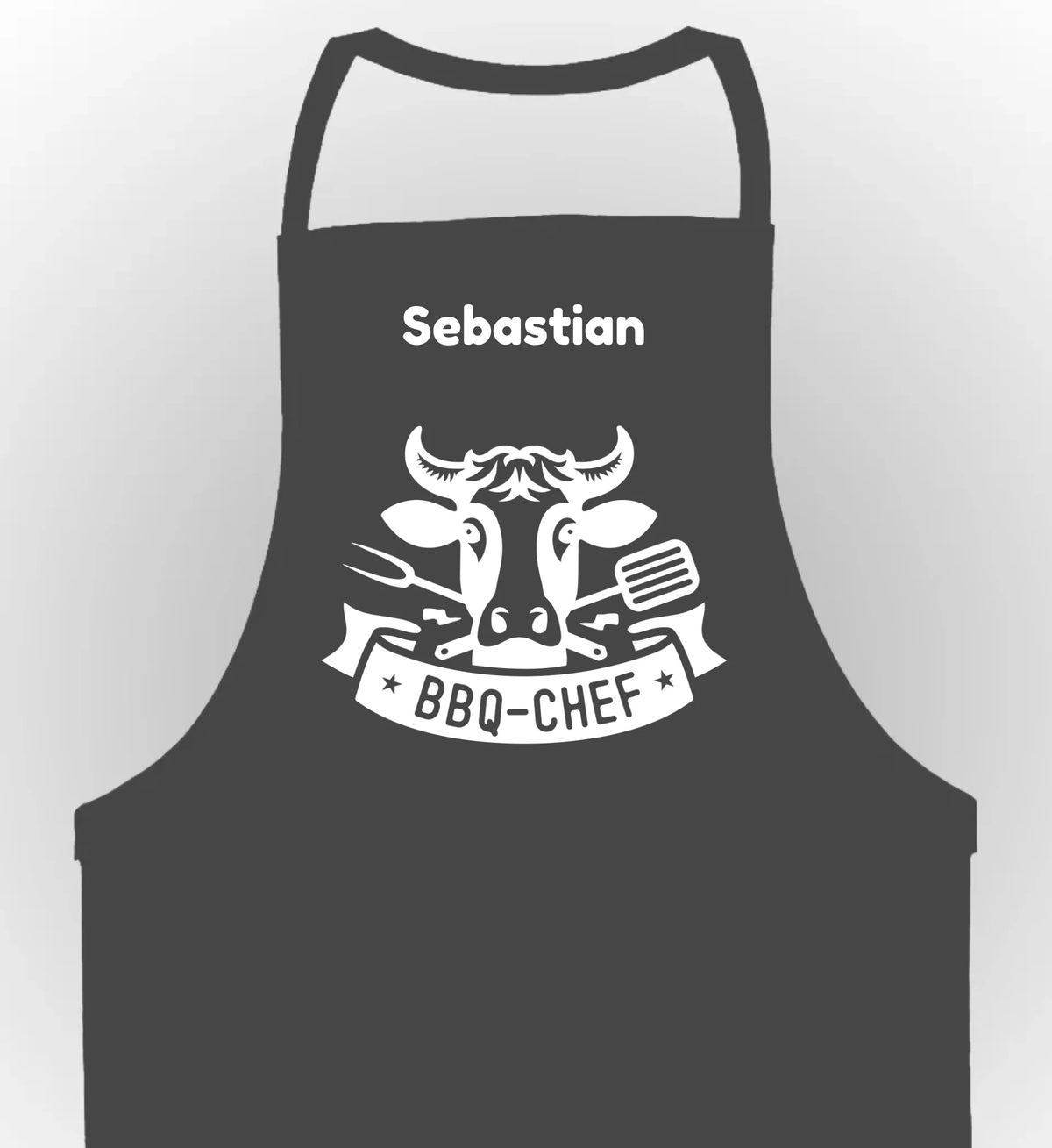 schürze grau