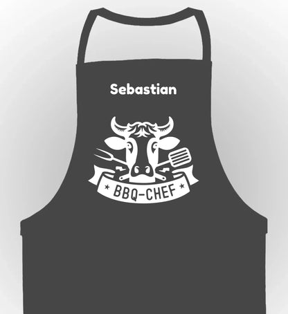 schürze grau