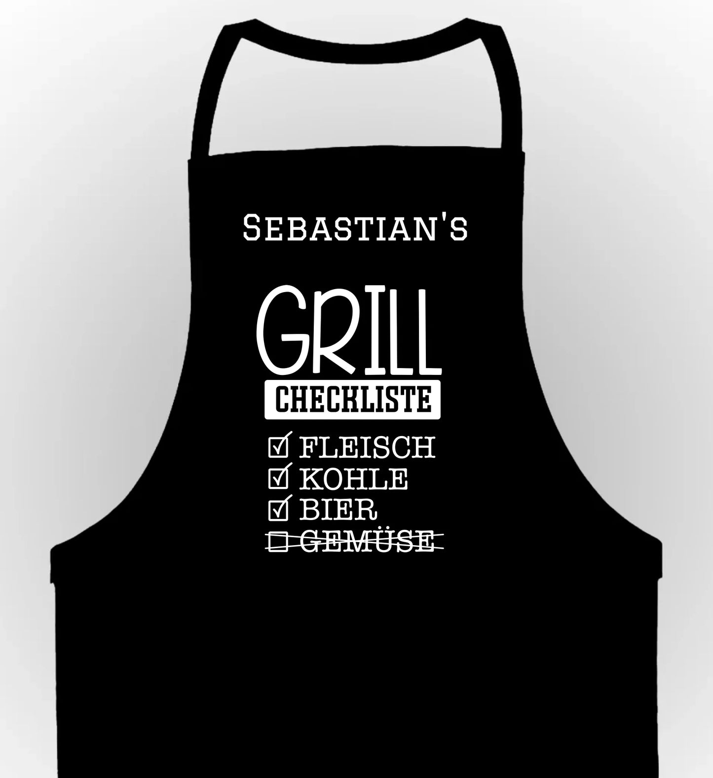 schürze schwarz