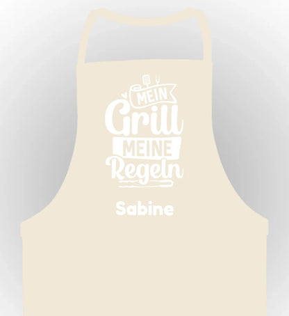 schürze beige