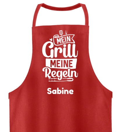 Grillschürze personalisierbar  - Meine Regeln