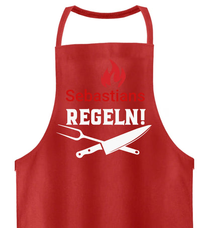Grillschürze personalisierbar  - Deine Regeln
