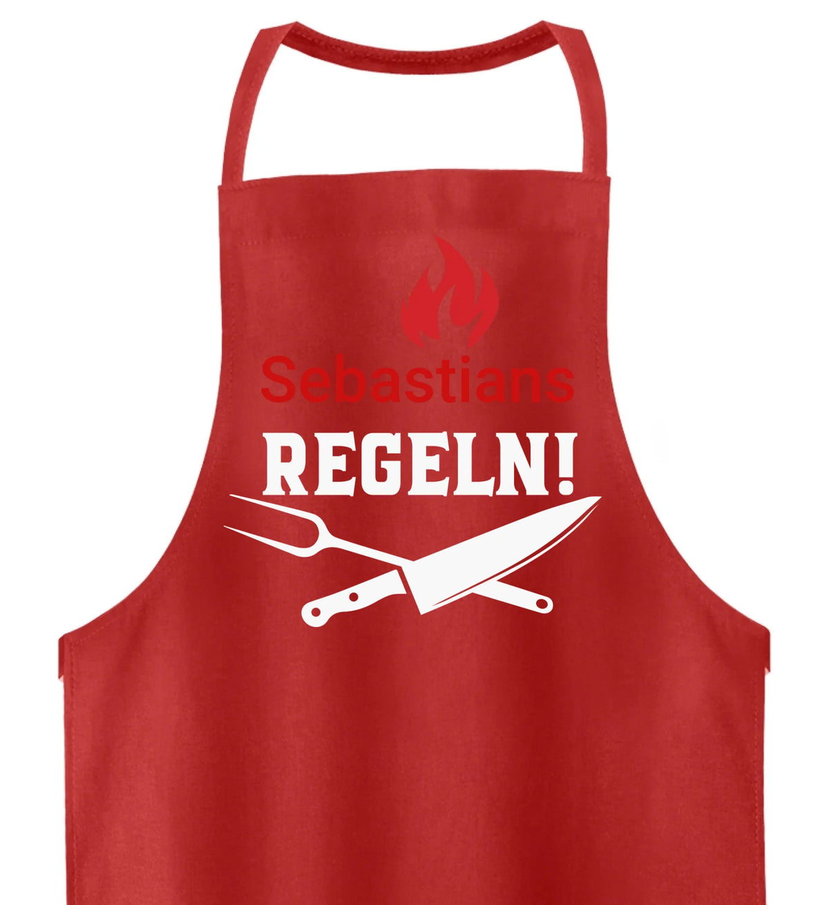 Grillschürze personalisierbar  - Deine Regeln