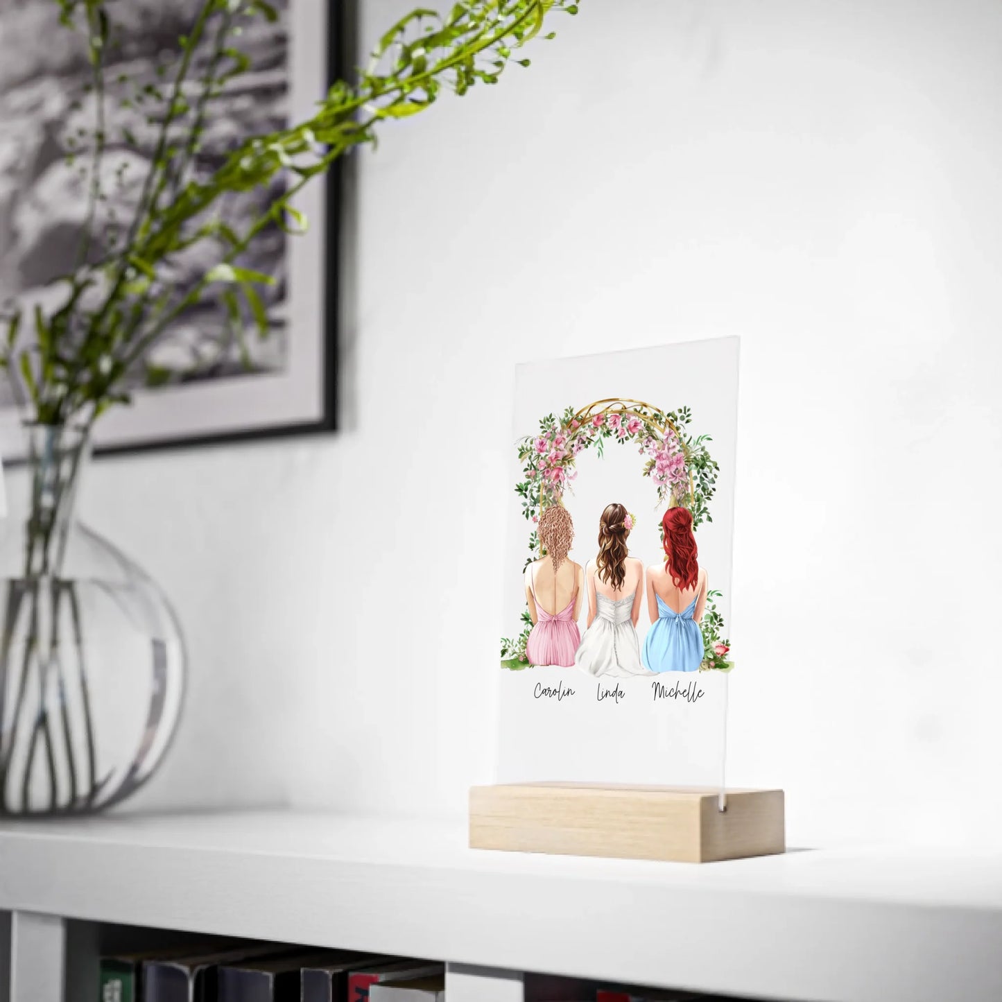 Acrylschild personalisierbar - Brautjungfern