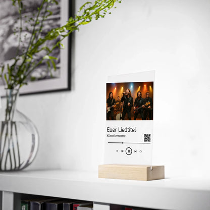 Acrylschild personalisierbar - Eure Songs auf Spotify