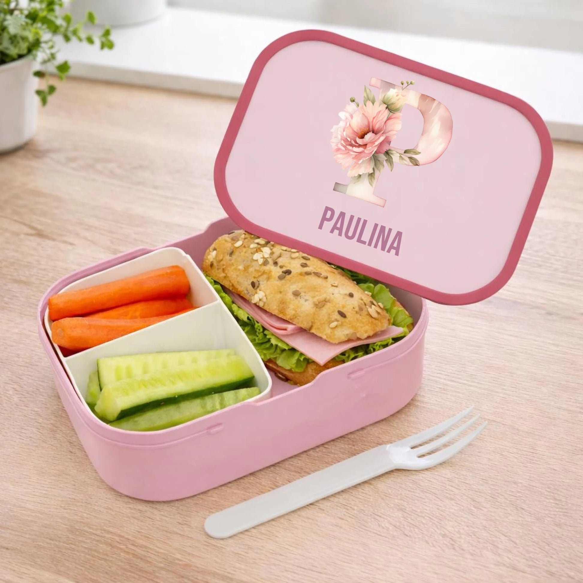 FamilySurprise-Brotdose-personalisierbar-rosa