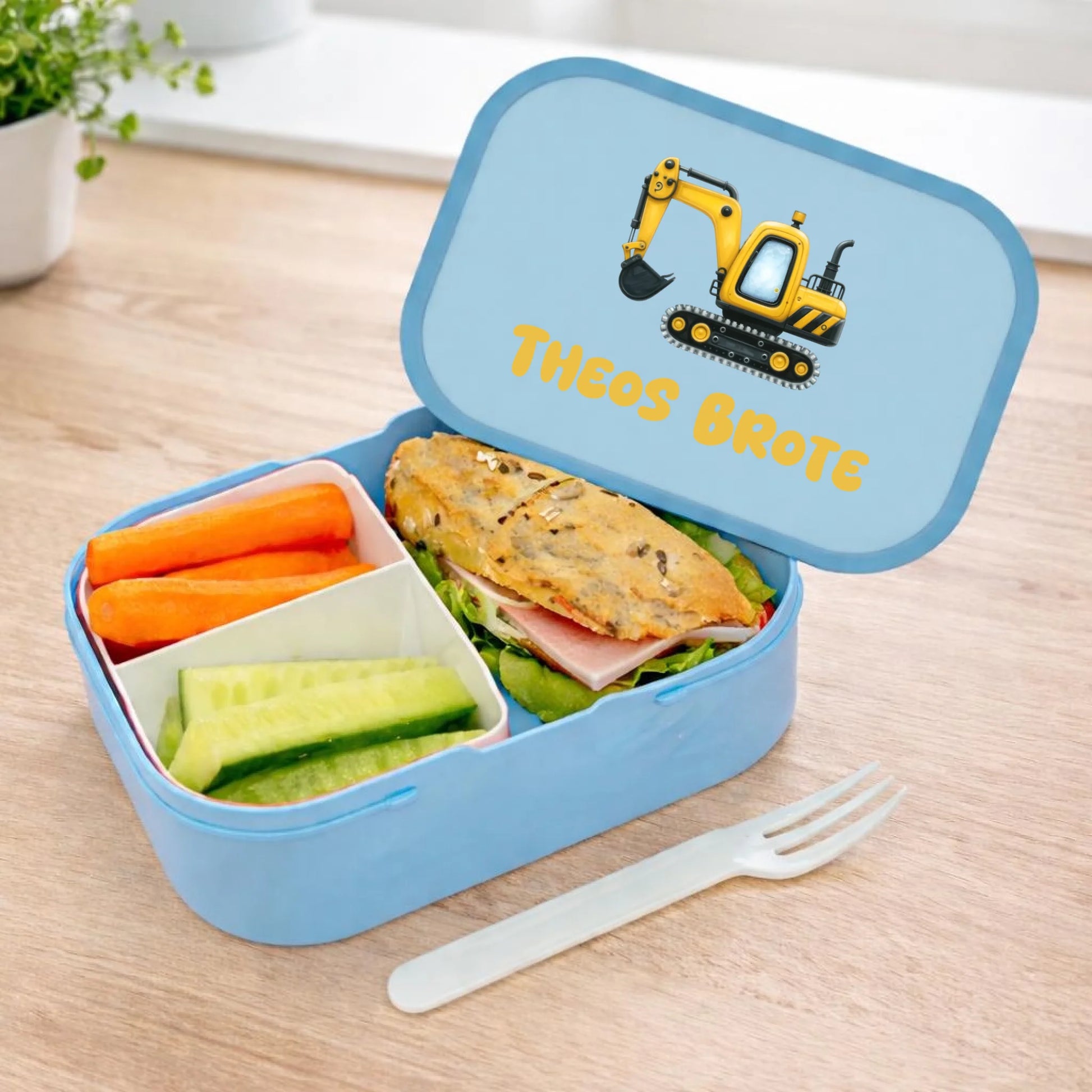 FamilySurprise-Brotdose-personalisierbar-blau