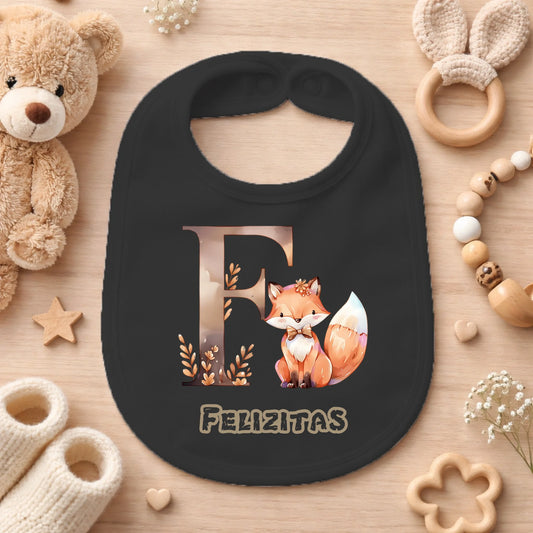 FamilySurprise-Babylätzchen-schwarz-personalisierbar