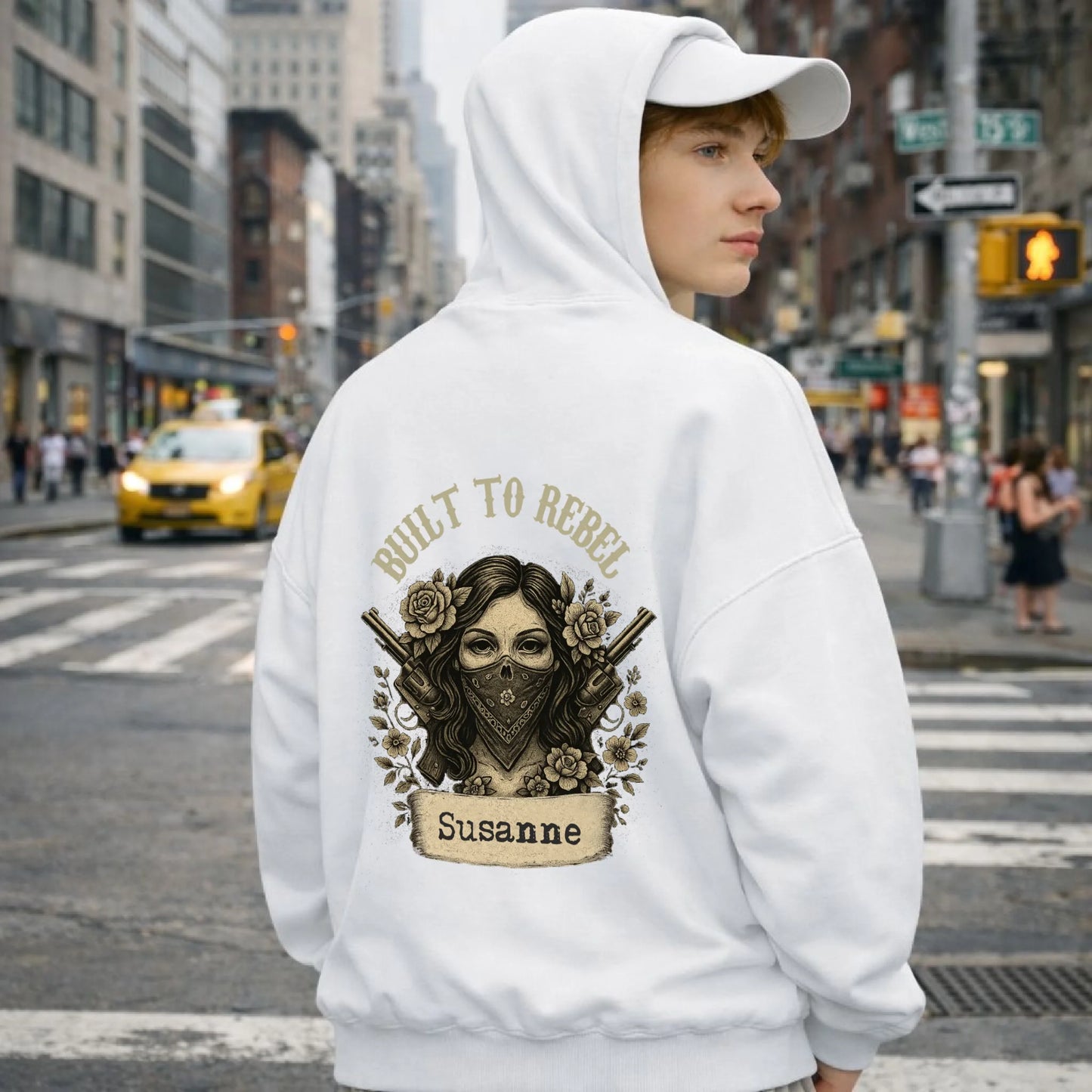 FamilySurprise-Hoodie-unisex-weiss