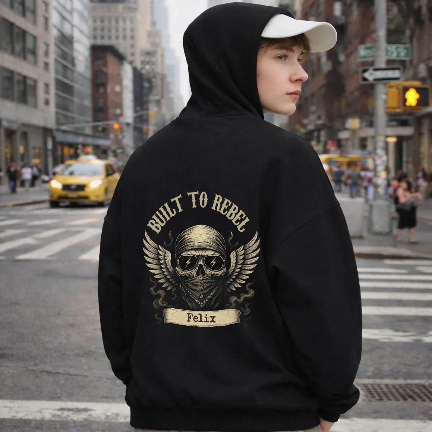 FamilySurprise-Hoodie-unisex-schwarz