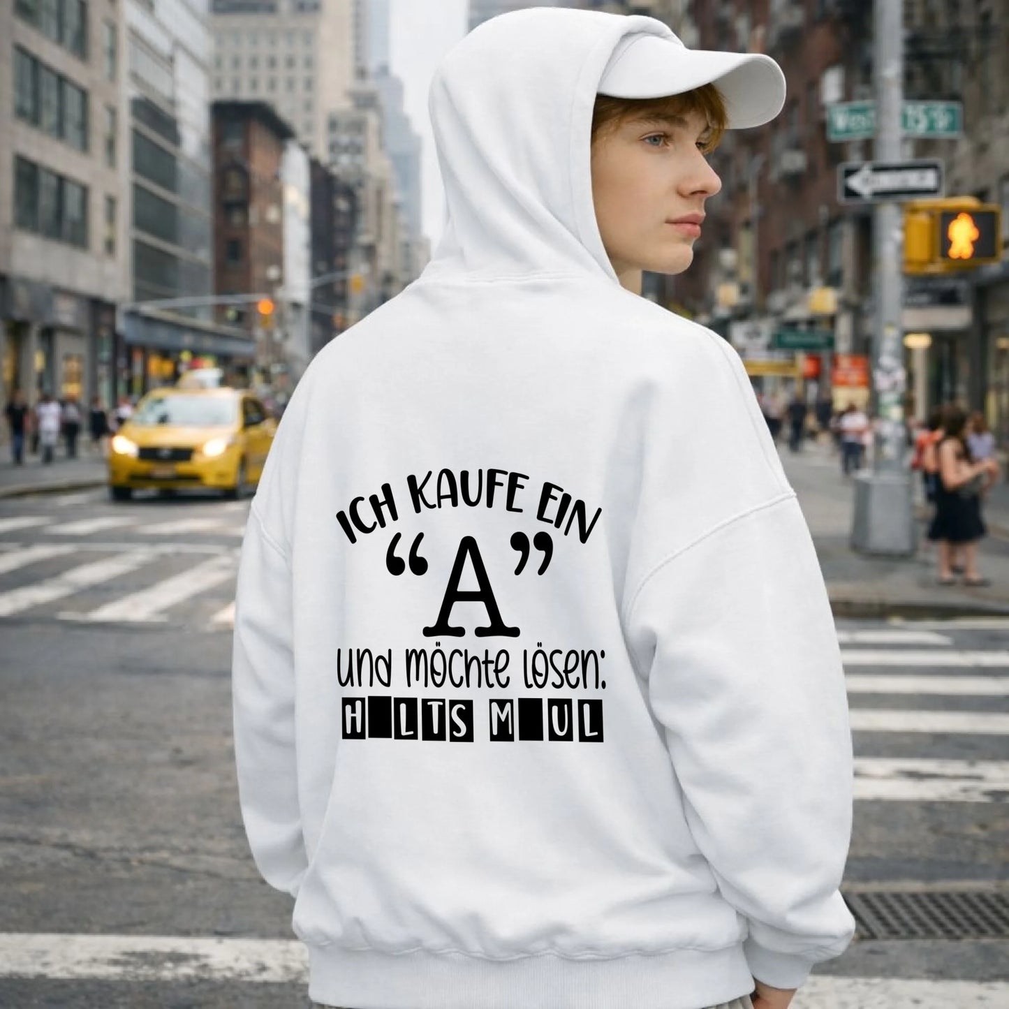 FamilySurprise-Hoodie-unisex-weiss