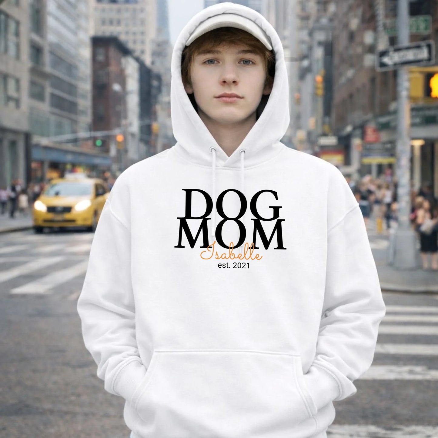 FamilySurprise-Hoodie-unisex-vorne-weiss