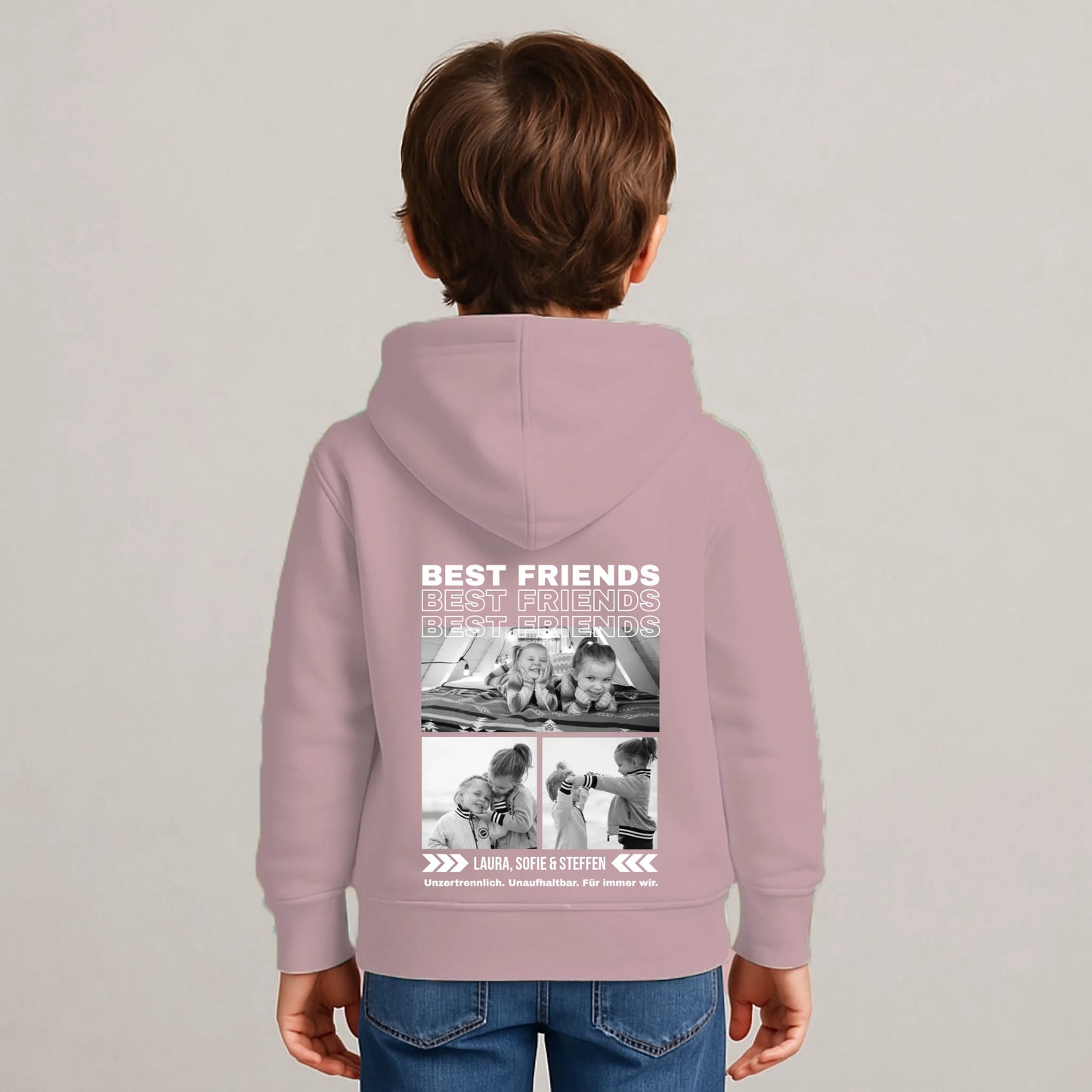 FamilySurprise_Hoodie-Kinder-hellrosa