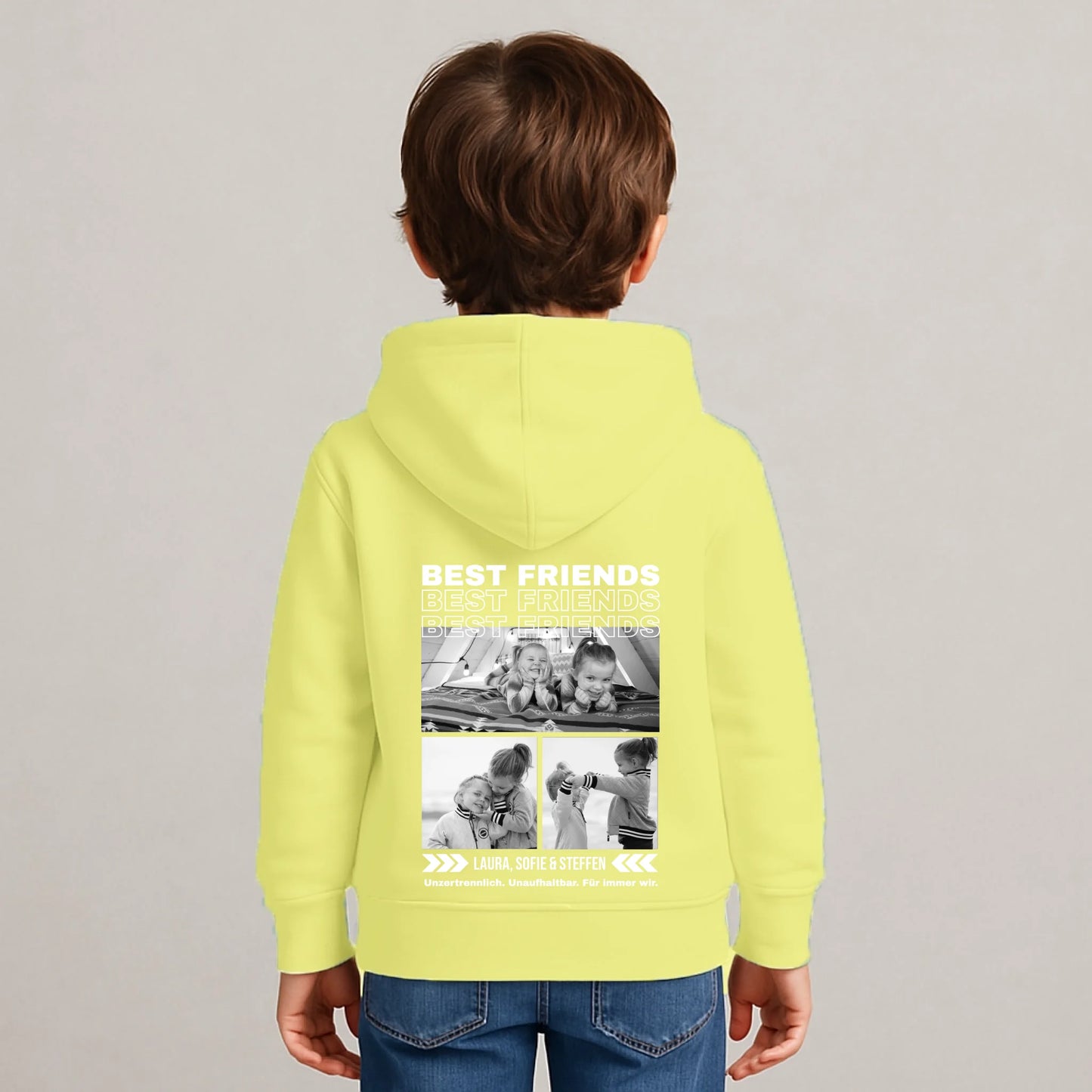 FamilySurprise_Hoodie-Kinder-gelb