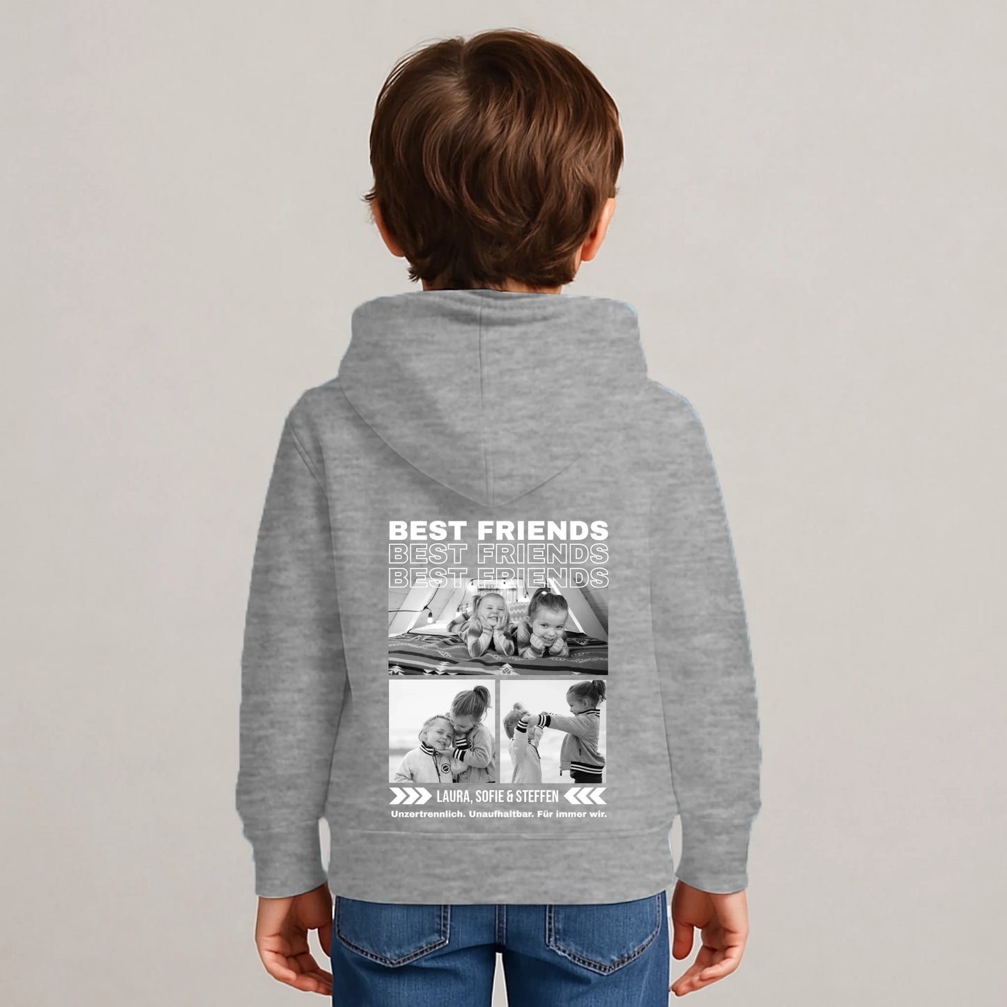 FamilySurprise_Hoodie-Kinder-meliert