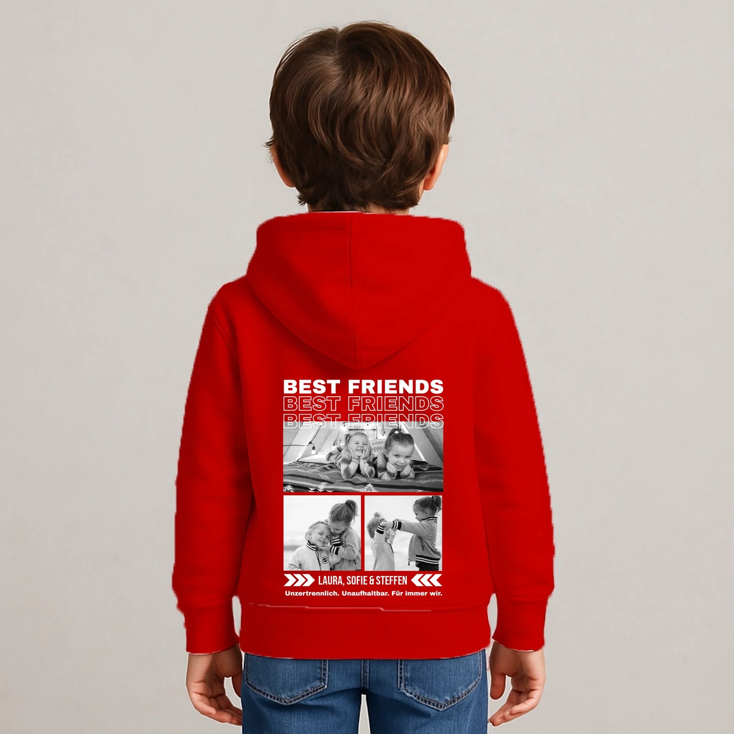 FamilySurprise_Hoodie-Kinder-rot