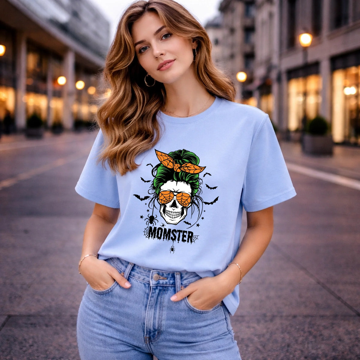 FamilySurprise-oversizeshirt-damen-hellblau