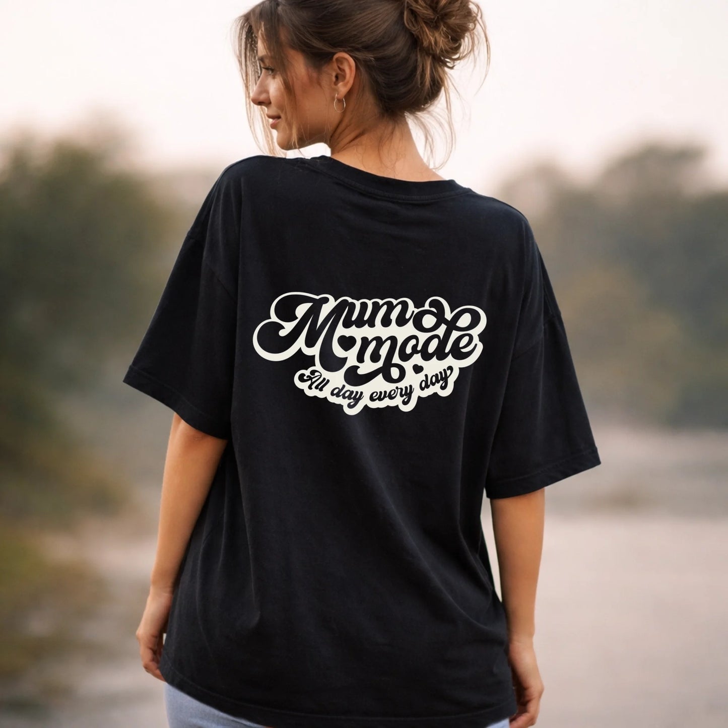 FamilySurprise-oversizeshirt-schwarz