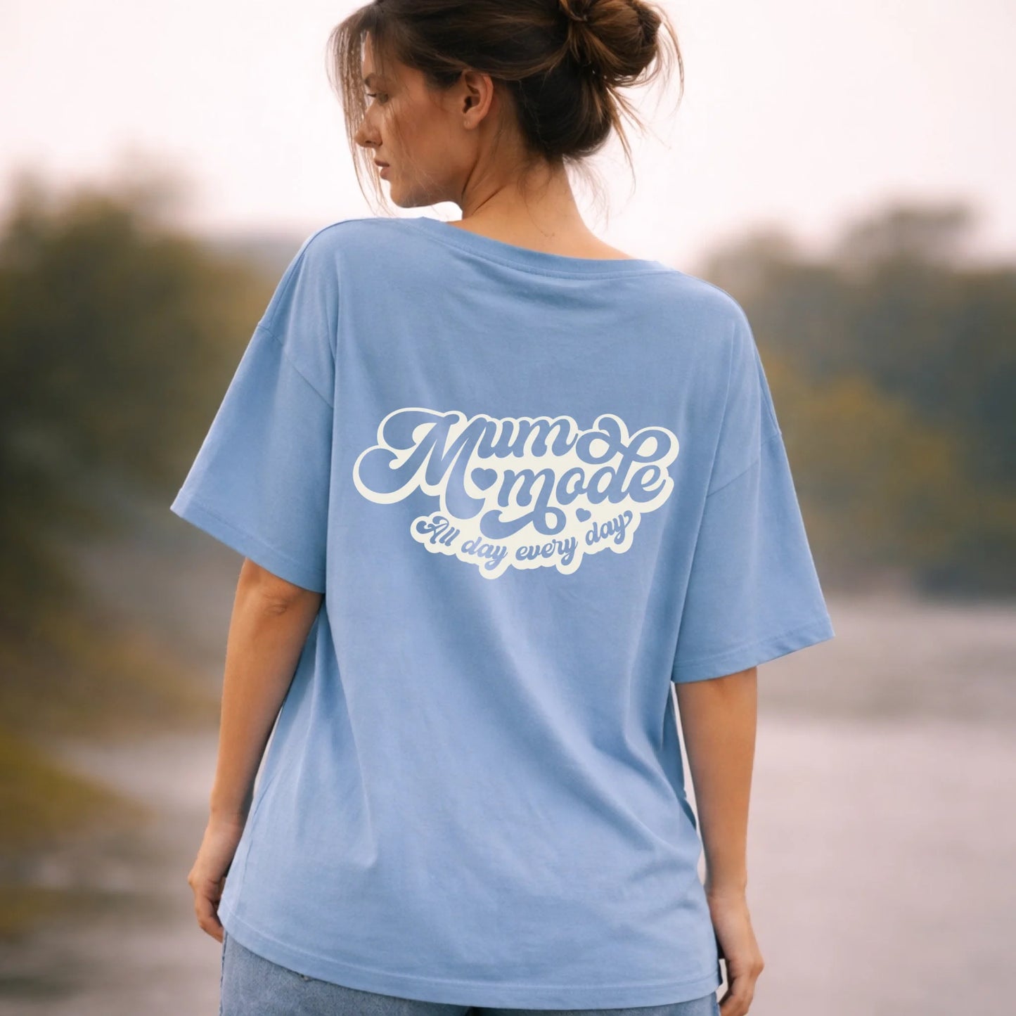 FamilySurprise-oversizeshirt-blau