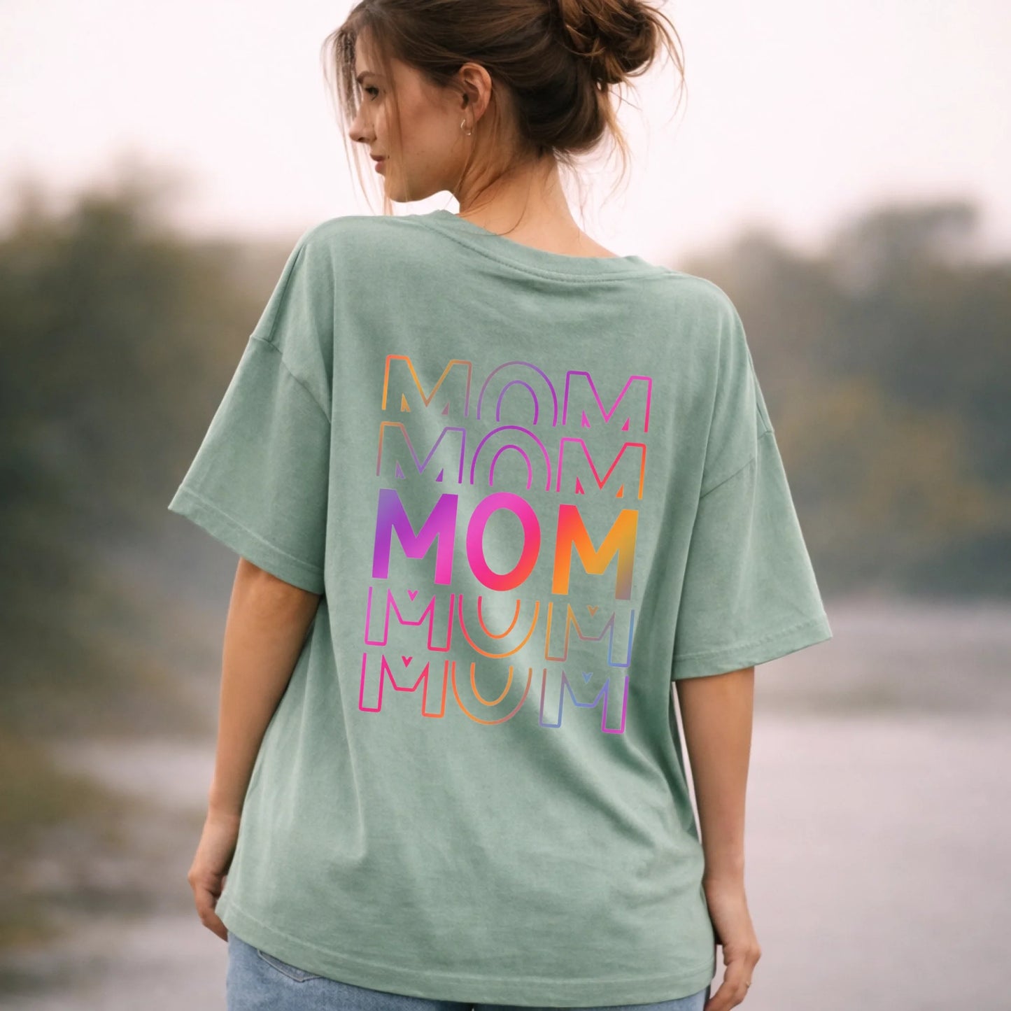 FamilySurprise-oversizeshirt-grün