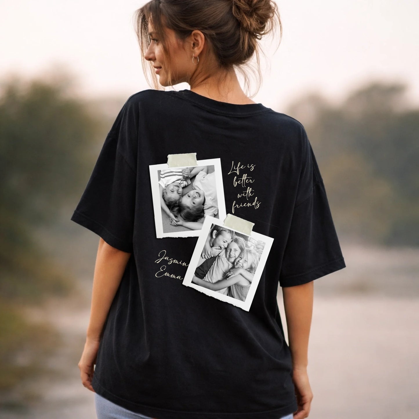 FamilySurprise-oversizeshirt-schwarz