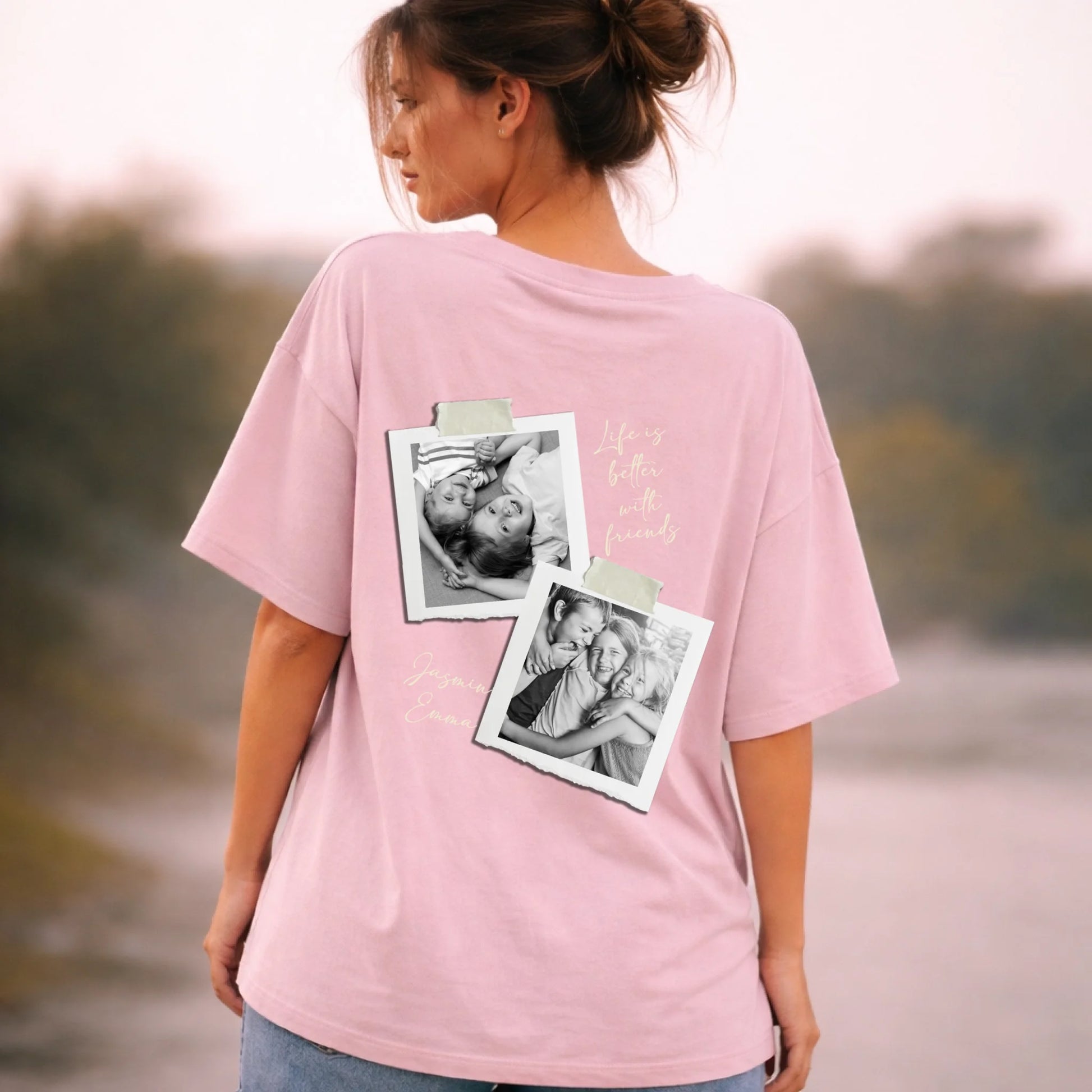 FamilySurprise-oversizeshirt-rosa