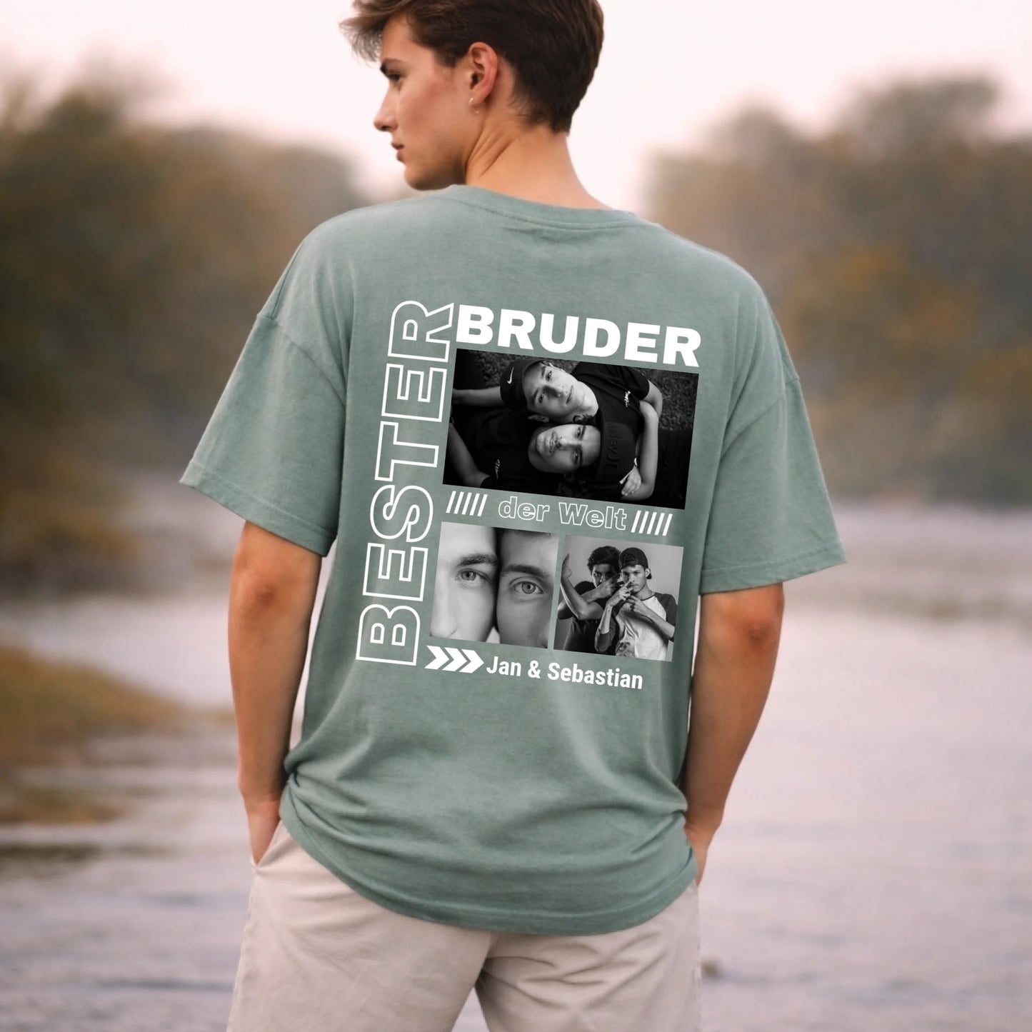 FamilySurprise-oversizeshirt-herren-grün