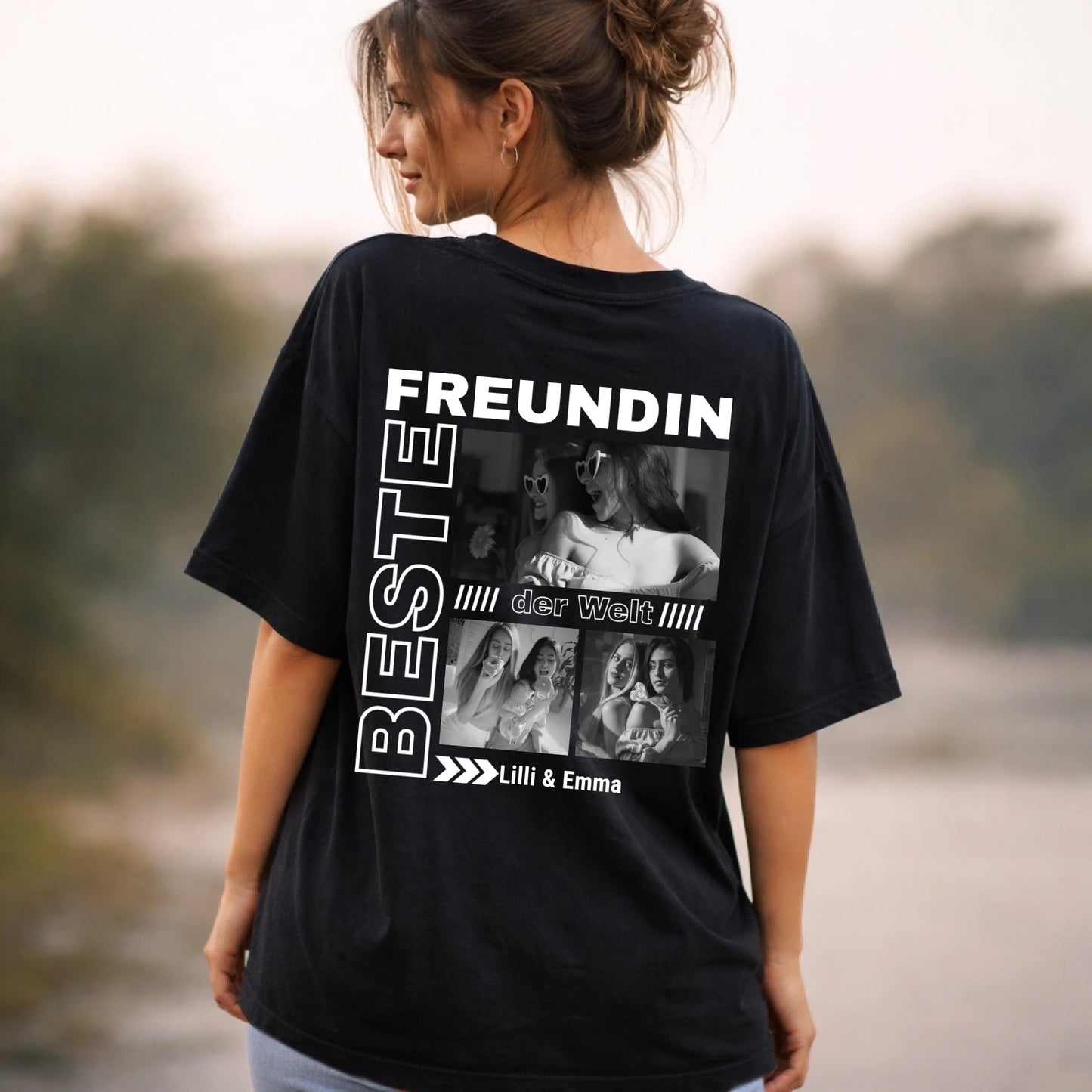 FamilySurprise-oversizeshirt-schwarz